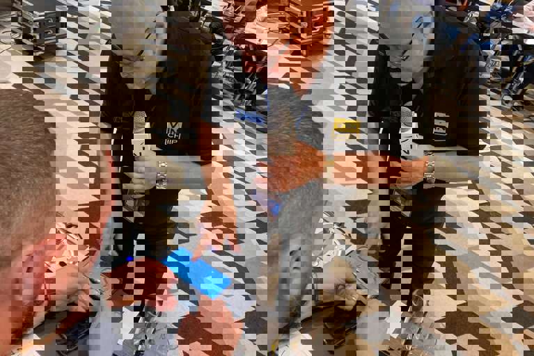 Nick Mayell teaching participants during a classroom training session.